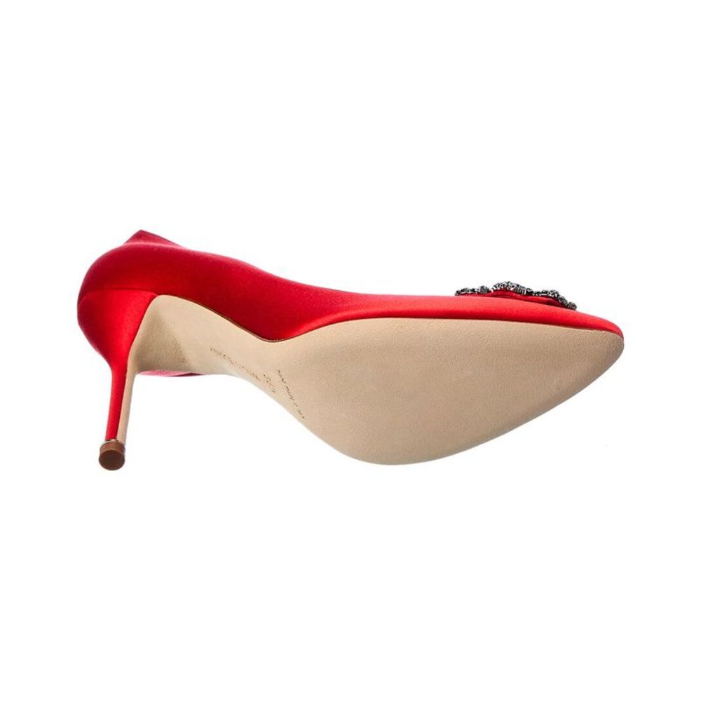 Manolo Blahnik Hangisi 105 Satin Pump - Picture 4 of 5